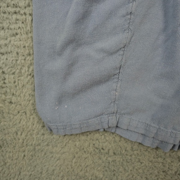 Free People Quinn Pants Womens Small Blue Pull On Culottes Cropped Beach Boho - Picture 11 of 13